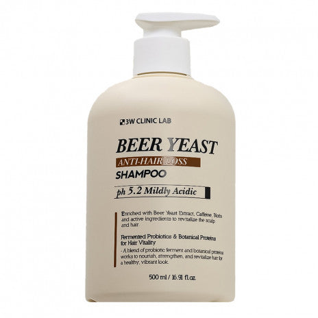 3W CLINIC - Beer Yeast Anti Hair Loss Shampoo