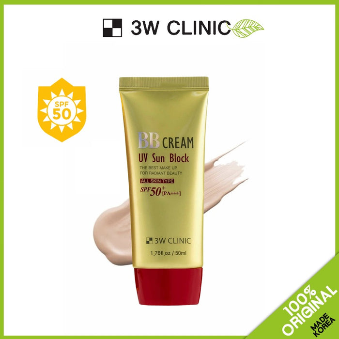 3W CLINIC - UV Sun Block BB Cream