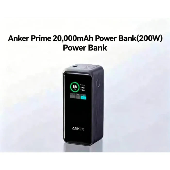 Anker Prime 250W PD3.1 Portable Charger 27650mAh High Capacity Multi Port Fast Charge Power Bank for Notebook Mobile Phone