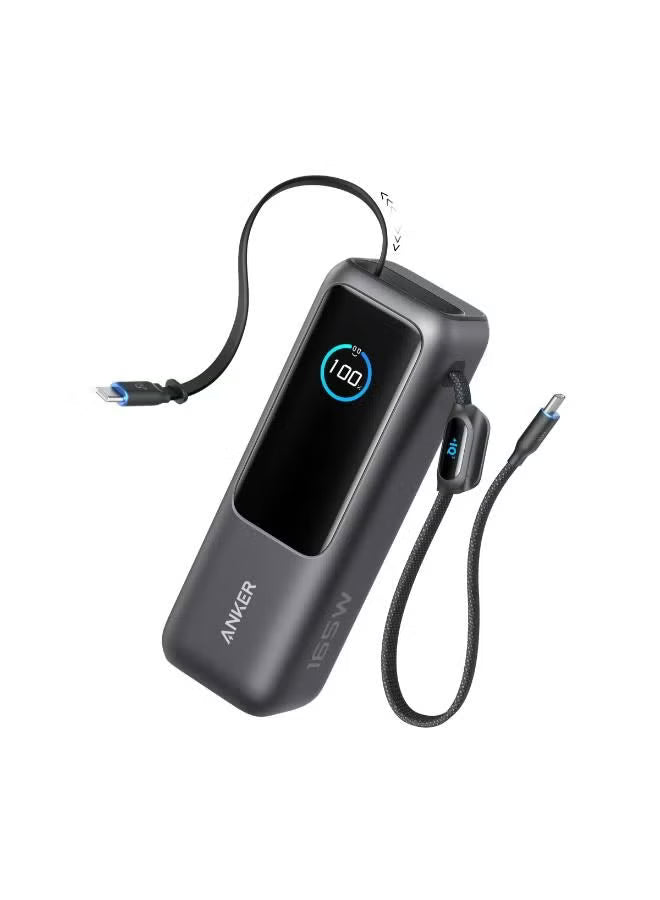 Anker Zolo 165W Power Bank with built-in and retractable cables