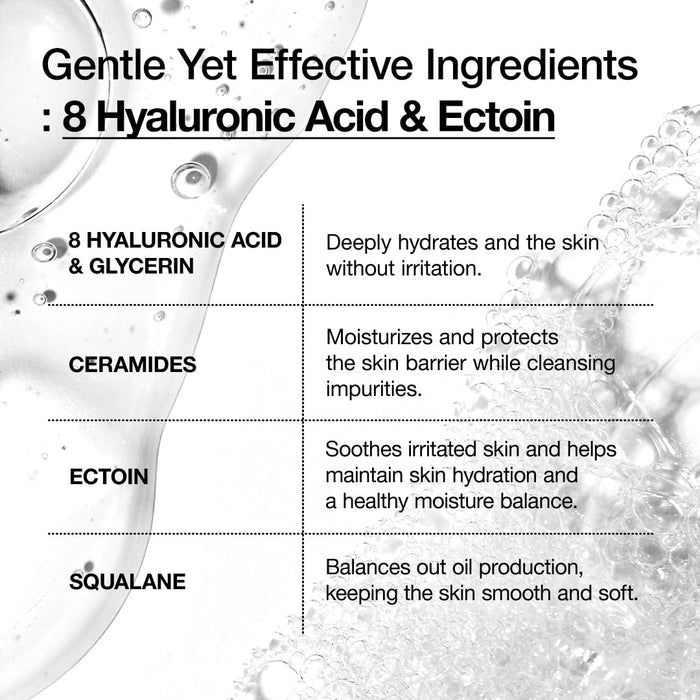 ANUA - 8 Hyaluronic Acid Moisturizing Gentle Gel Cleanser