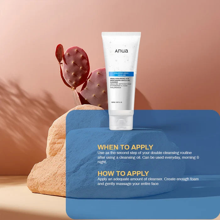 ANUA - 8 Hyaluronic Acid Moisturizing Gentle Gel Cleanser