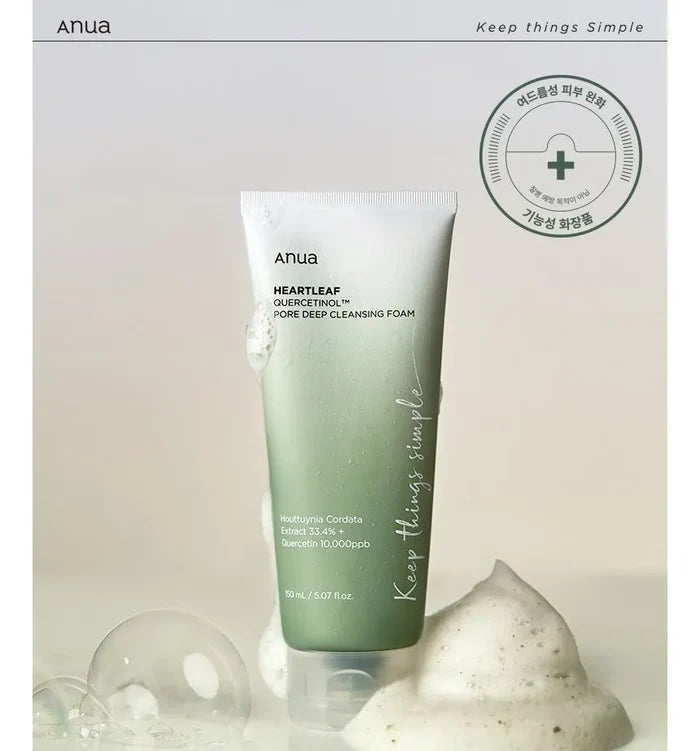 ANUA - Heartleaf Quercetinol Pore Deep Cleansing Foam