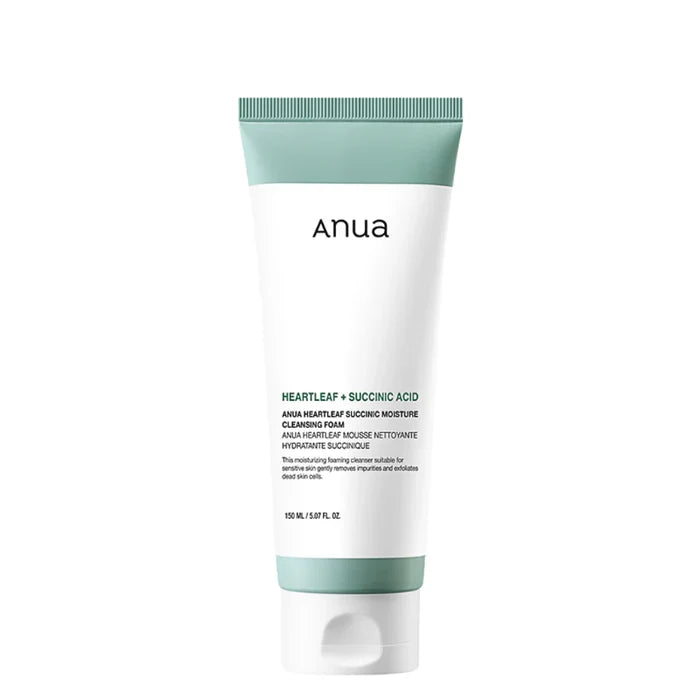 ANUA - Heartleaf Succinic Moisture Cleansing Foam