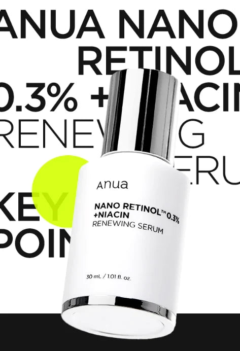 ANUA - Nano Retinol 0.3% + Niacin Renewing Serum