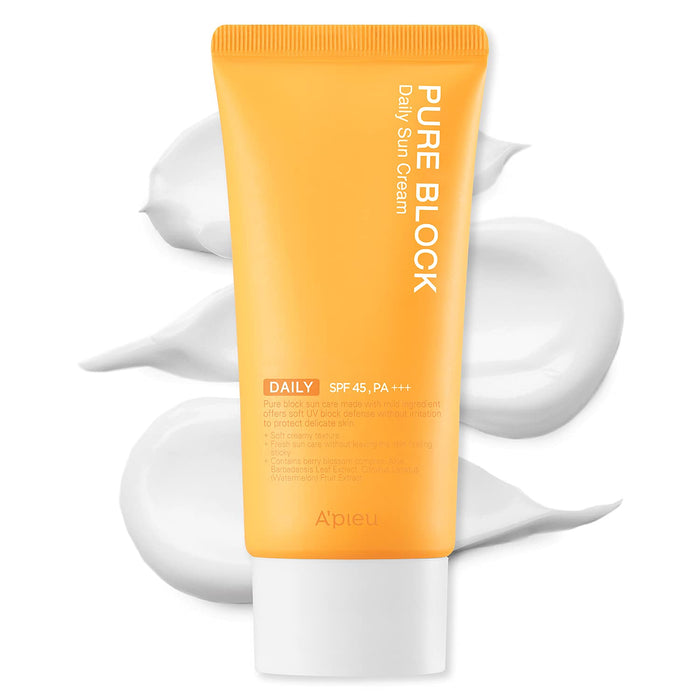A'PIEU - Pure Block Natural Daily Sun Cream SPF45 PA+++