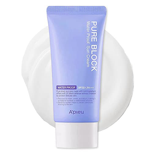 A'PIEU - Pure Block Natural Waterproof Sun Cream SPF50+ PA+++