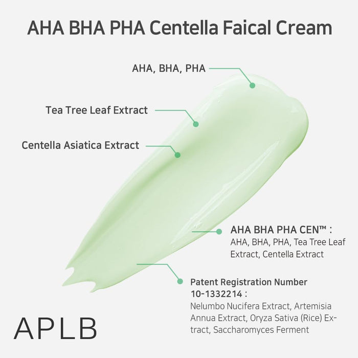 APLB - AHA BHA PHA Centella Facial Cream