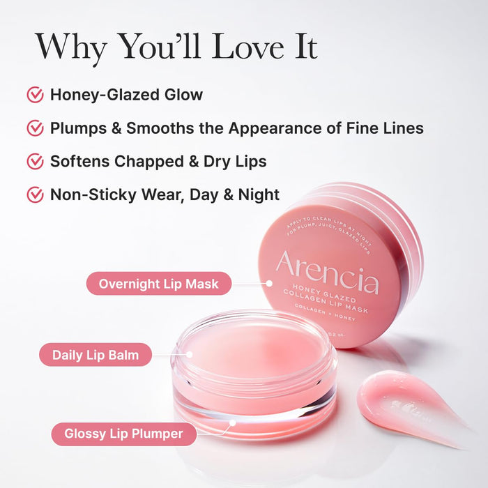 ARENCIA - Honey Glazed Collagen Lip Mask