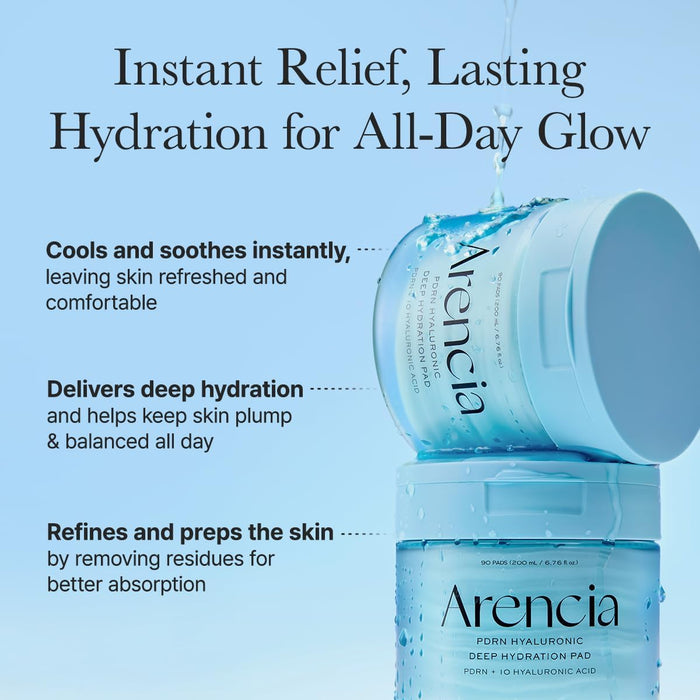 ARENCIA - PDRN + Hyaluronic Deep Hydration Pads