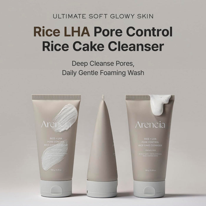 ARENCIA - Rice + LHA Pore Control Rice Cake Cleanser