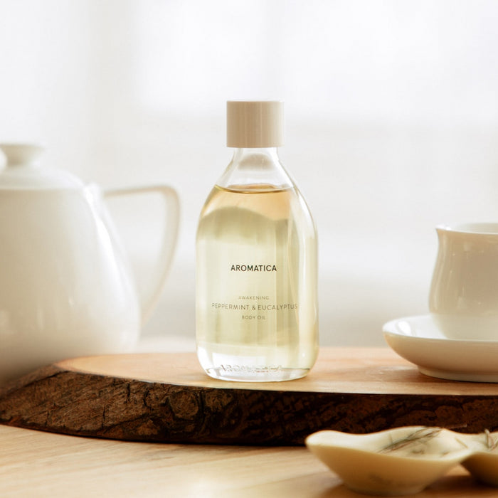 AROMATICA - Awakening Peppermint & Eucalyptus Body Oil
