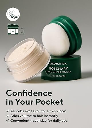 AROMATICA - Rosemary Dry Shampoo Powder