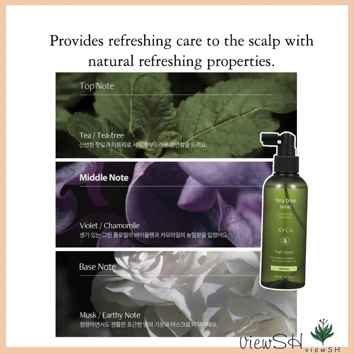 AVCA - Anti Hair Loss Scalp Activating Tea Tree Hair Tonic