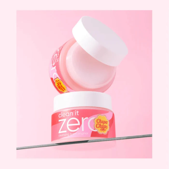 BANILA CO - Chupa Chups x Clean It Zero Cleansing Balm + Pink Beach Mesh Bag