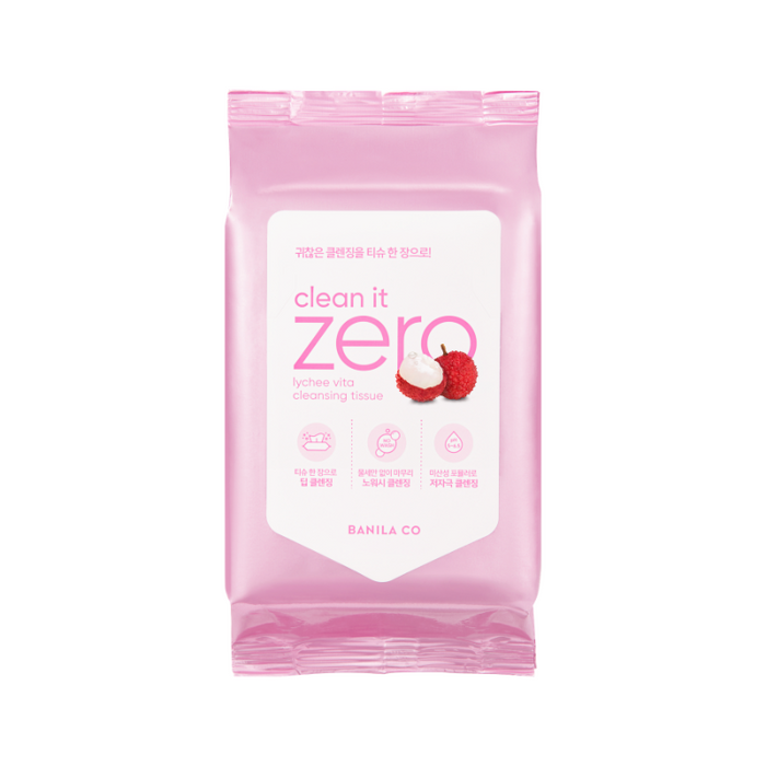 BANILA CO - Clean It Zero Lychee Vita Cleansing Tissue