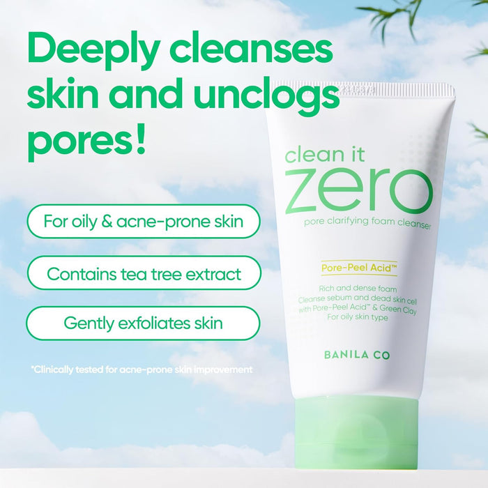 BANILA CO - Clean It Zero Pore Clarifying Foam Cleanser