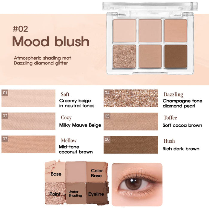 BBIA - Ready To Wear Eye Palette #02 Mood Blush (Discounted)