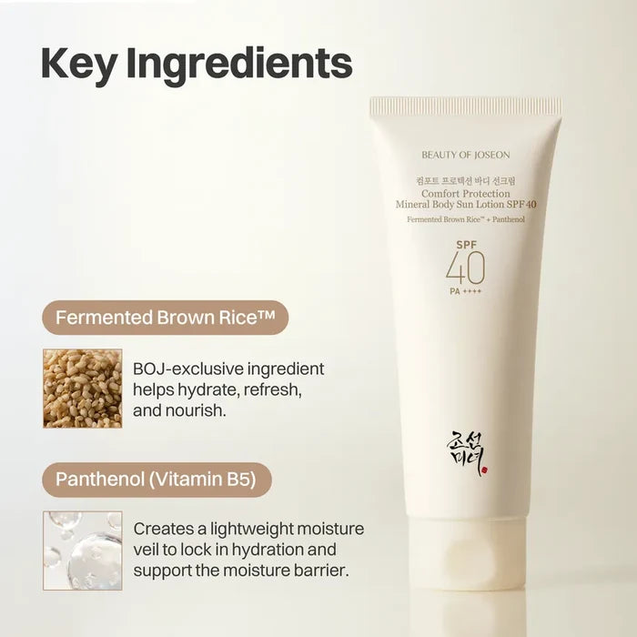 BEAUTY OF JOSEON - Comfort Protection Mineral Body Sun Lotion