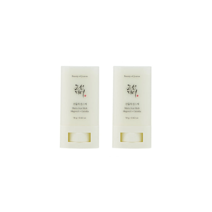 BEAUTY OF JOSEON - Matte Sun Stick: Mugwort + Camelia 2 Pack