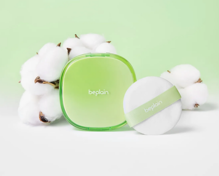 BEPLAIN - Mung Bean Cotton Fit Powder Pact