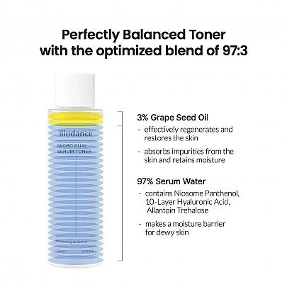 BIODANCE - Micro Dual Serum Toner