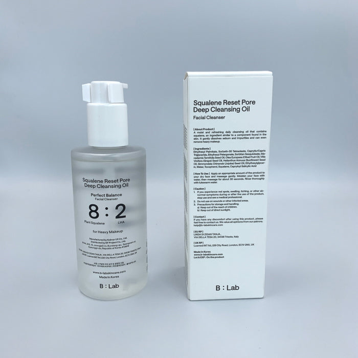 B:LAB - Squalene Reset Pore Deep Cleansing Oil