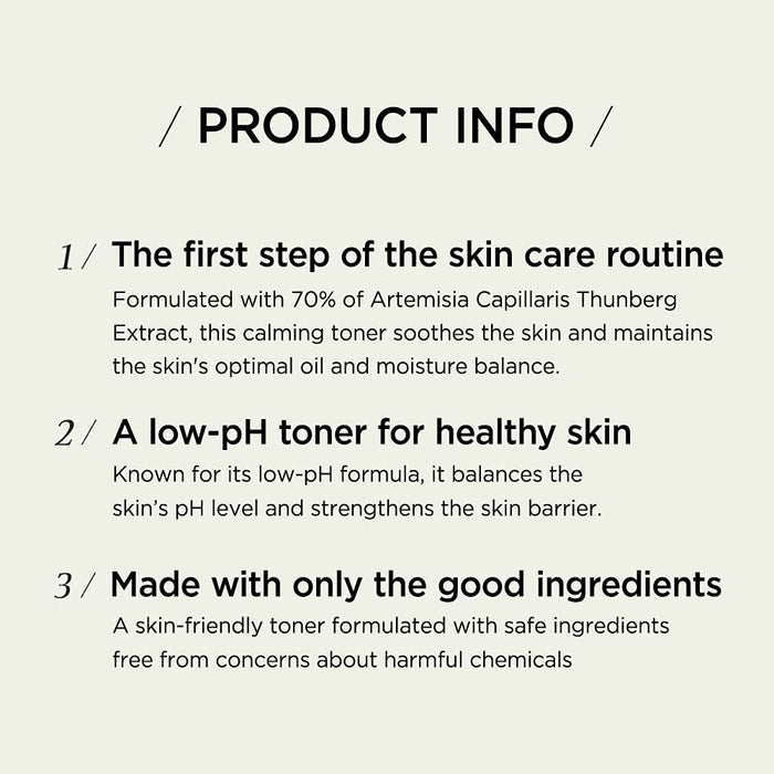 BRING GREEN - Artemisia Calming Balance Toner