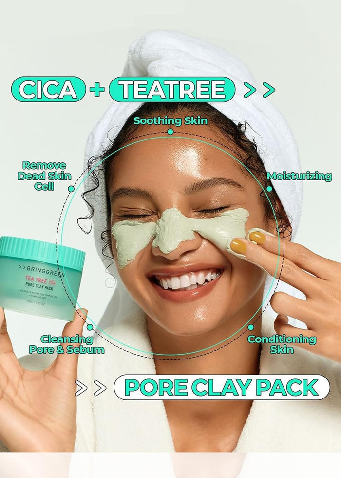 BRING GREEN - Tea Tree Cica Pore Clay Pack