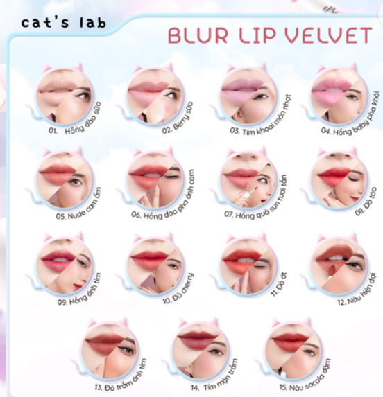 CAT'S LAB - Blur Lip Velvet