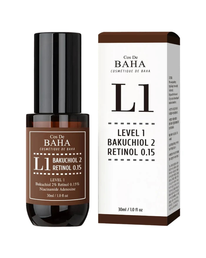 COS DE BAHA - L1 Bakuchiol 2% + Retinol 0.15% Serum