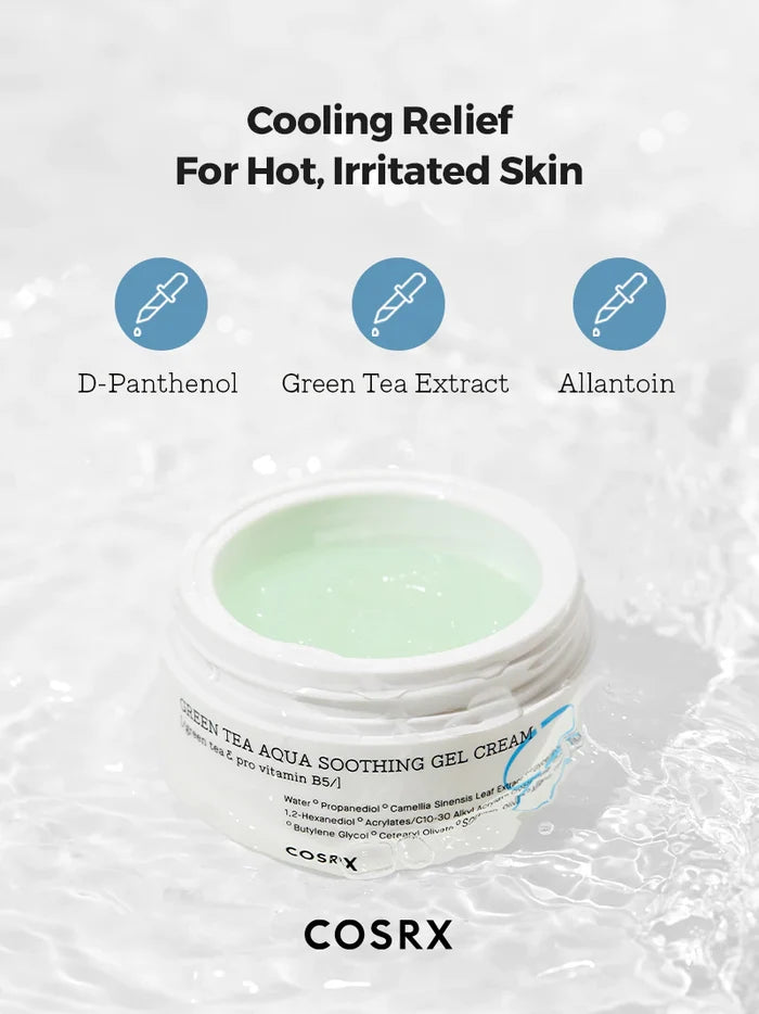 COSRX - Green Tea Aqua Soothing Gel Cream