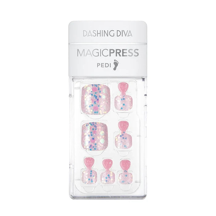 DASHING DIVA - Magic Press Pedi Pink Milky Way