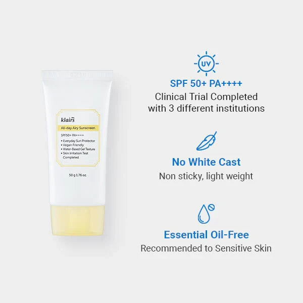 DEAR KLAIRS - All Day Airy Sunscreen