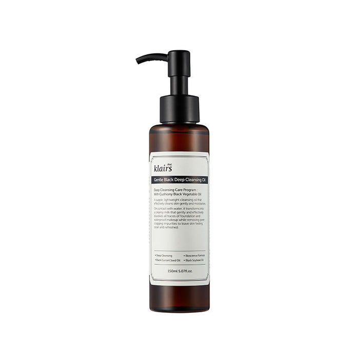 DEAR KLAIRS - Gentle Black Deep Cleansing Oil