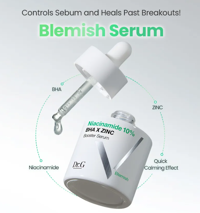 DR. G - Niacinamide 10% BHA x Zinc Booster Serum
