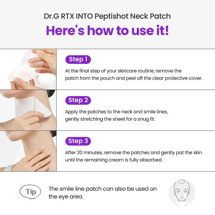 DR. G - RTX Into Peptishot Firming Neck Patch