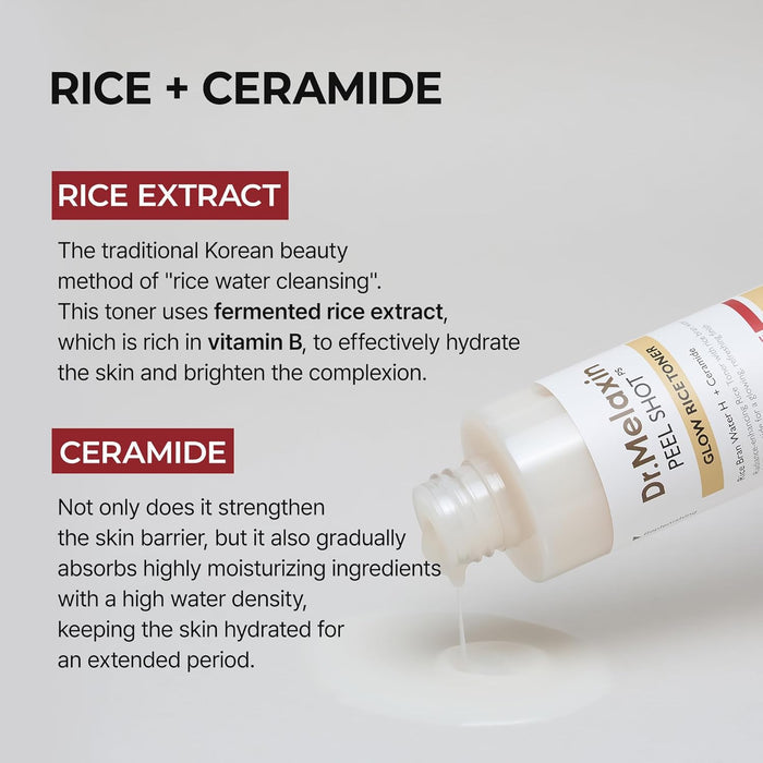 DR. MELAXIN - Peel Shot Glow White Rice Toner