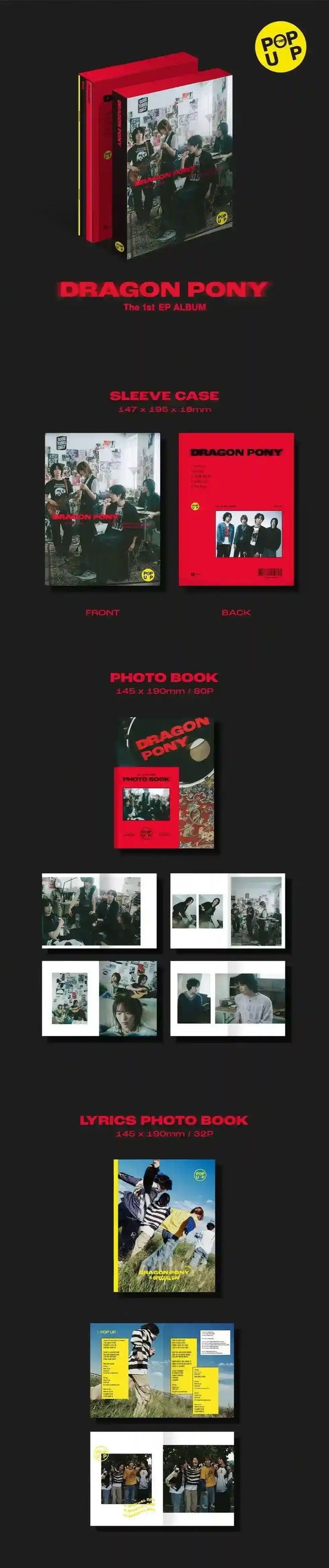 DRAGON PONY - [POP UP] 1st EP Album - image 3