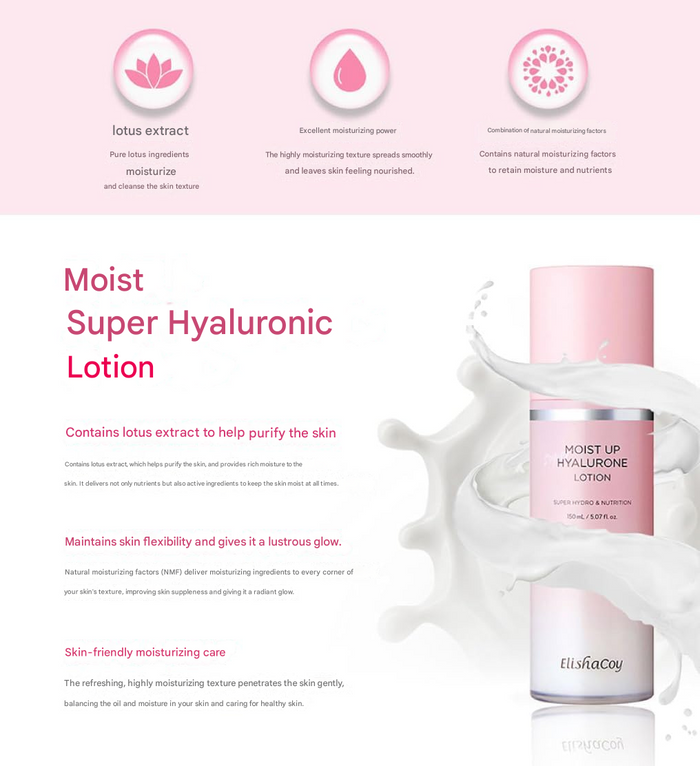 ELISHACOY - Moist Up Super Hyalurone Lotion