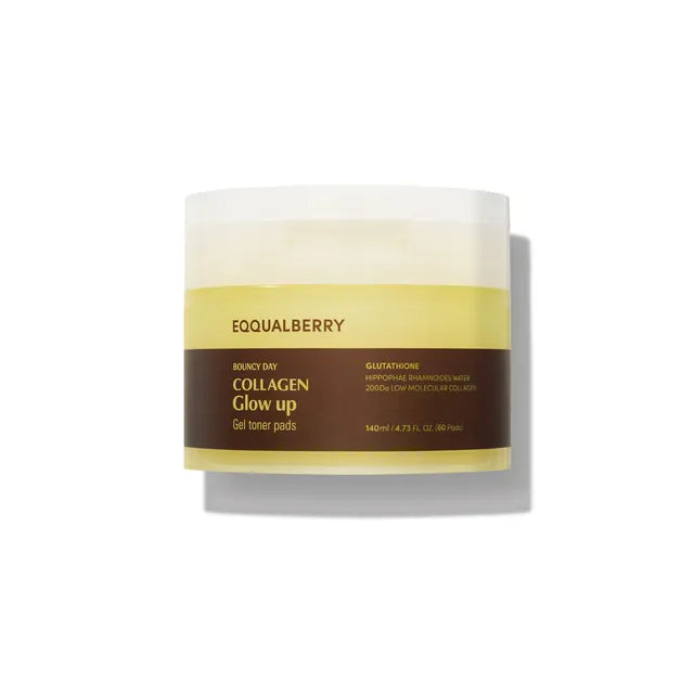 EQQUALBERRY - Collagen Glow Up Gel Toner Pads