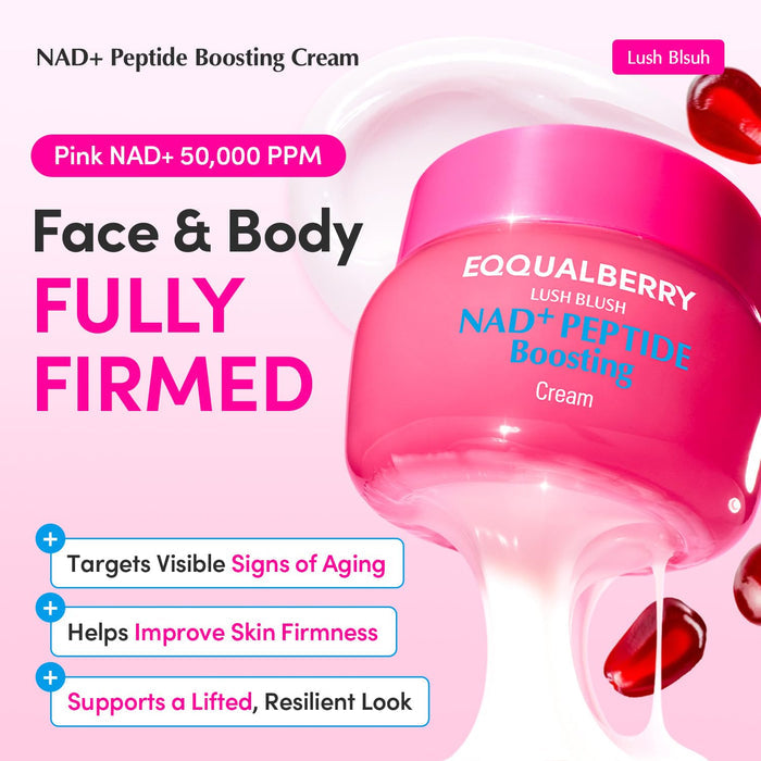 EQQUALBERRY - NAD+ Peptide Boosting Cream