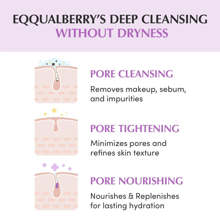 EQQUALBERRY - Purple Rice Pore Smoothing Cleansing Oil