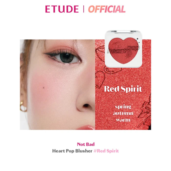 ETUDE - Heart Pop Blusher #Shall We Dance (Discounted)
