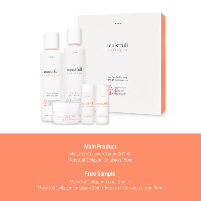 ETUDE - Moistfull Collagen Skin Care Set
