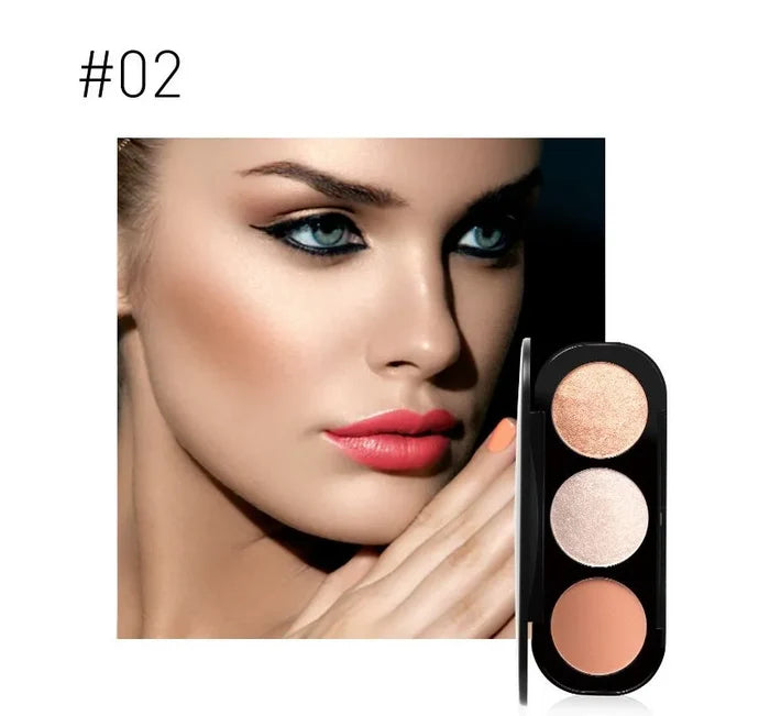 FOCALLURE - Blusher & Highlighter palette