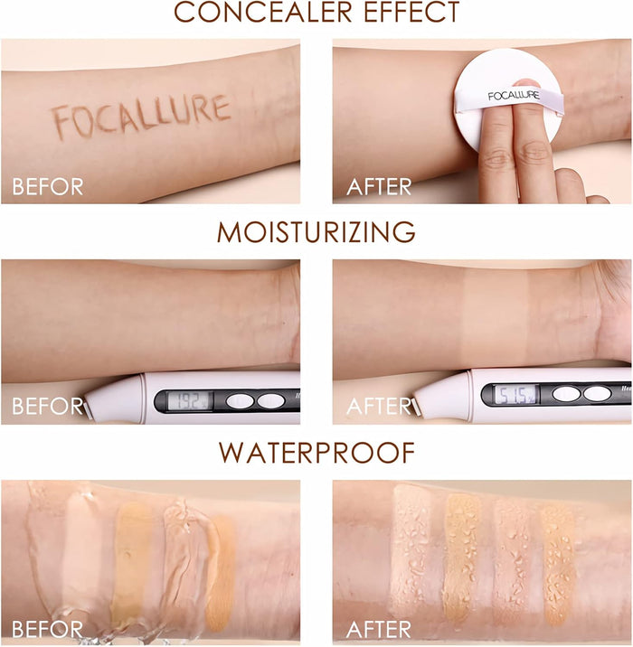 FOCALLURE - Covermax Longlasting Cushion Foundation
