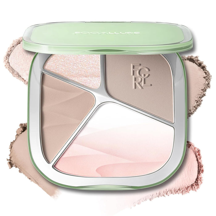 FOCALLURE - FA-F86 4-Highlighter Contour Palette