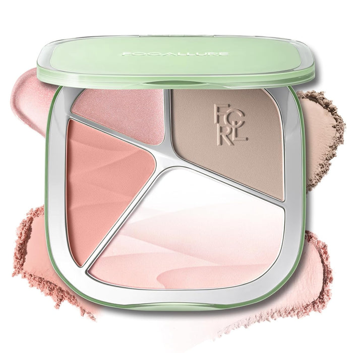 FOCALLURE - FA-F86 4-Highlighter Contour Palette