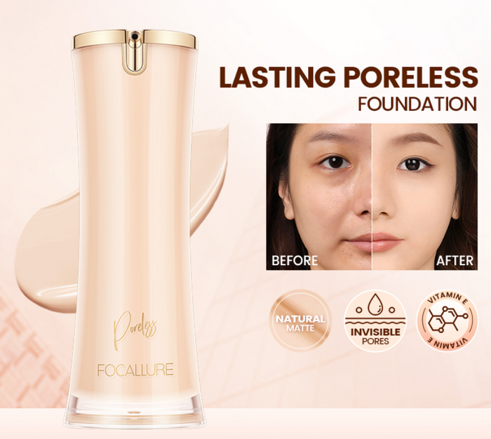 FOCALLURE - Lasting Poreless Foundation